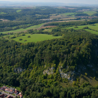 Mühlberg, Klippen bei Niedersachswerfen, Thüringen, Blickrichtung SW, Foto: Stephan Röhl