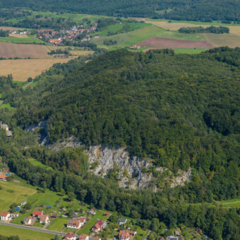 Himmelsberg, vorne Woffleben, hinten Appenrode, Thüringen, Blickrichtung NO, Foto: Stephan Röhl